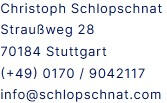 Christoph Schlopschnat BIM-Management + Computational Design Consulting